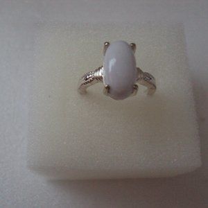New Luna Chalcedony SS ring size 6 DAD565   FINAL MARKDOWN